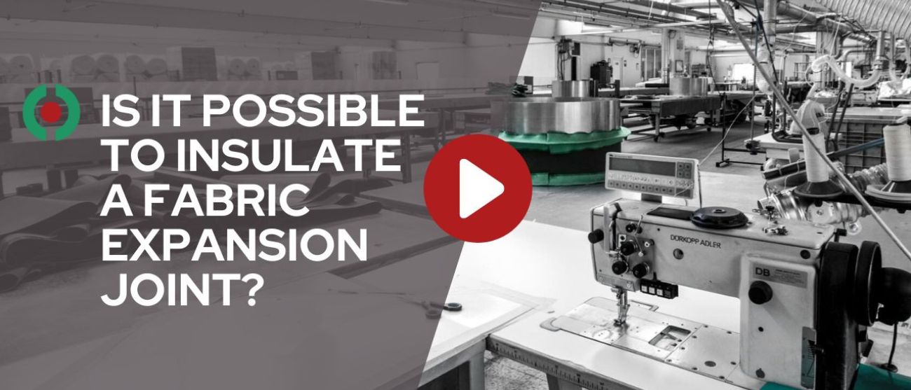 Is it possible to insulate a fabric expansion joint